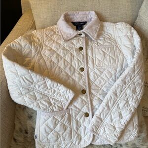 Ralph Lauren Girl’s White Quilted Puffer Jacket